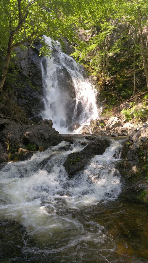 -Third Vault Falls Trail: The first waterfall that we mistook for Third Vault Falls at first. -Third Vault Falls Trail: The first waterfall that we mistook for Third Vault Falls at first.