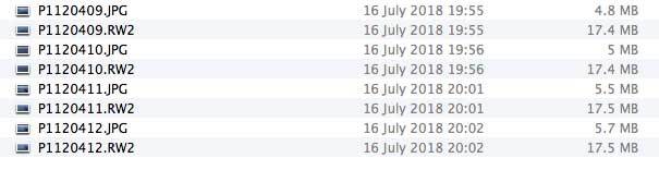 File Size - JPEG vs RAW