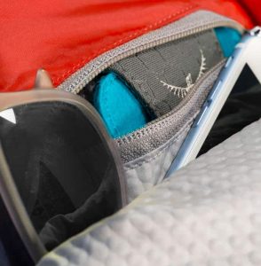 Zippered Scratch Free Pocket