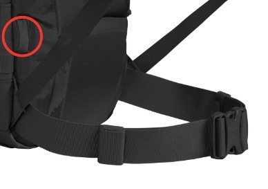 Stowable Webbing Hipbelt