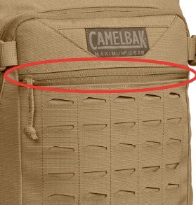 Zippered Front Pocket - CamelBack Motherlode