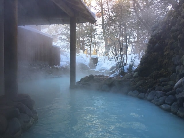 Japan hot spring