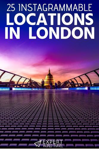 Find the most instagrammable locations in London and create memorable images that will make your friends and family #jealous.
