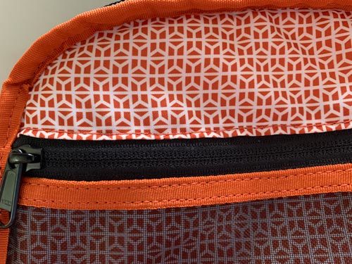 knack bags pack interior materias