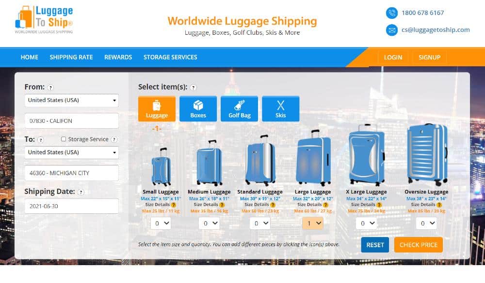 LuggageToShip