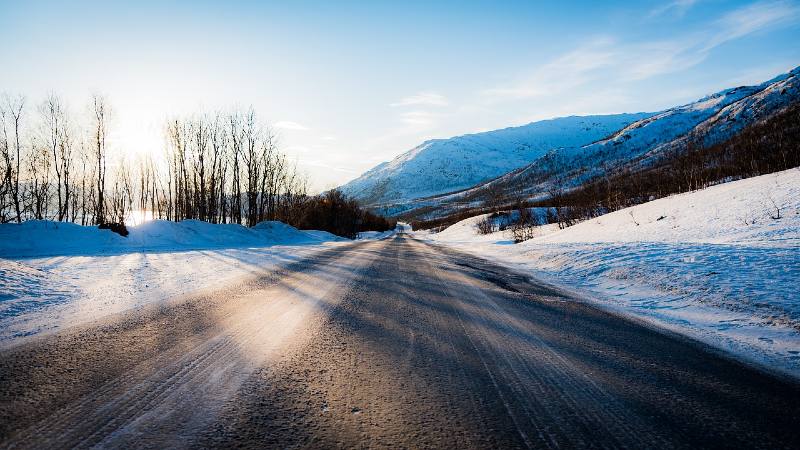 Norway Road Winter