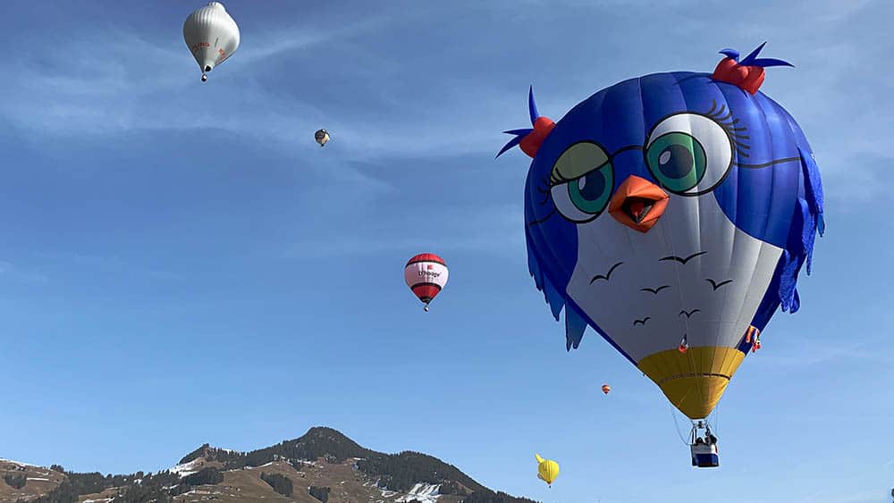 chateaux d'Oex balloon festival