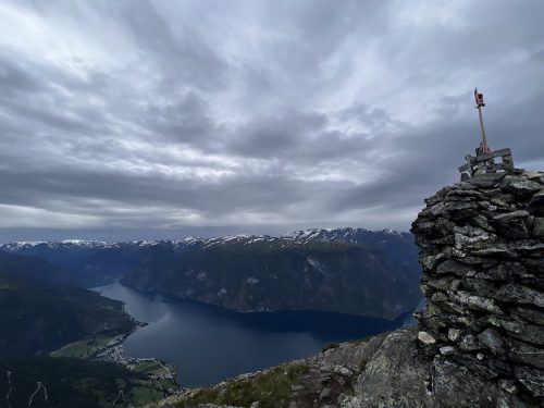 Rock Cairn on top of the Mt Prest Hike