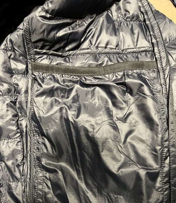 Micro Puff inner pocket