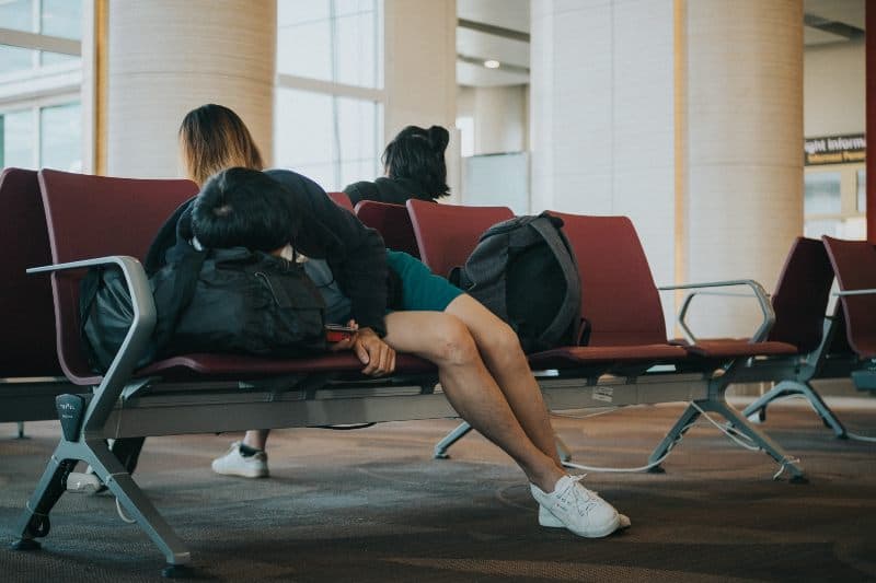 Airport Sleeping