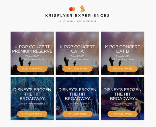 Singapore Airlines Experiences