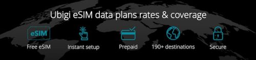 Ubigi eSim Features