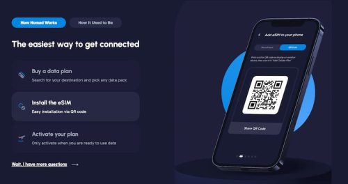 Aplicación Nomad para eSims