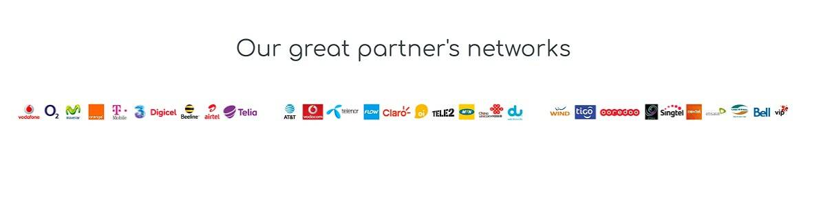 Surfroam Network Partners