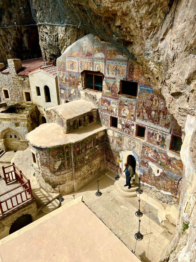 Virgin Mary Church inside Sumela Monastery
