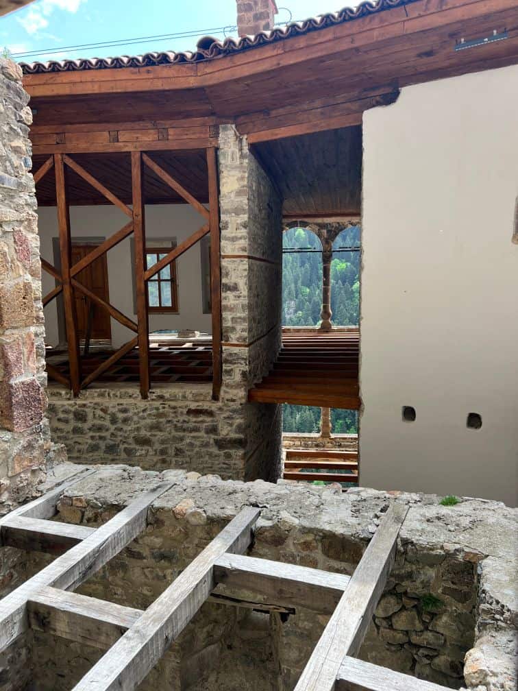 Further restoration - Sumela Monastery