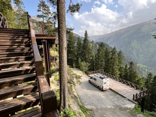 The viewpoint from Sumela Monastery