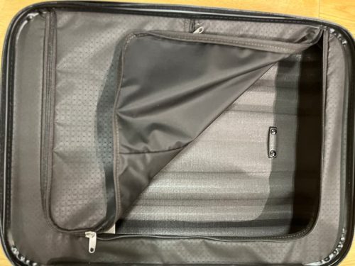 Samsonite Lite Cube zippered compartment