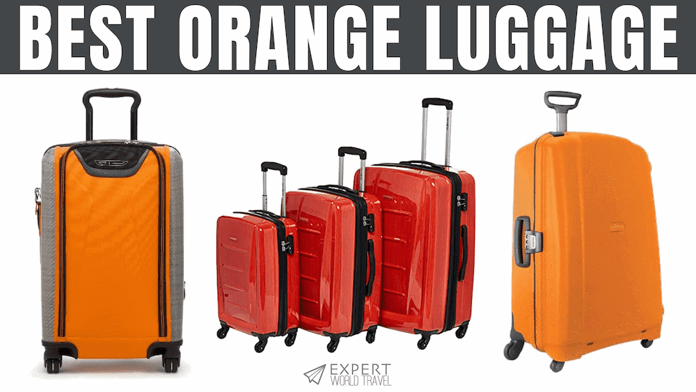 Best Orange Luggage For All Budgets ⋆ Expert World Travel