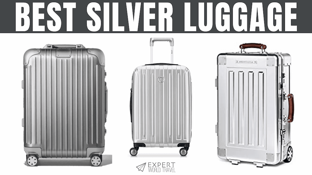 Best Silver Luggage (Affordable to Luxury Options) ⋆ Expert World Travel