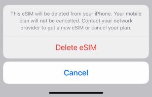 iphone confirm deletion