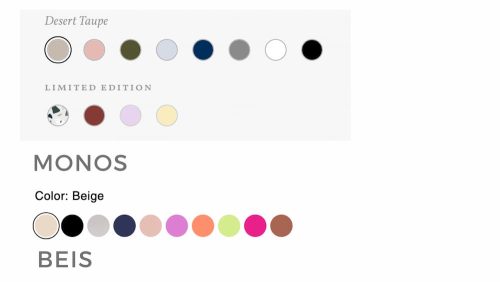 Monos vs Beis colors