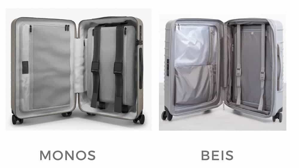 Mons vs Beis inside of carry on