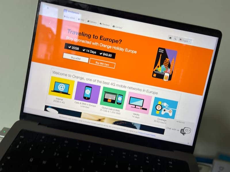 Orange esim holiday zen europe