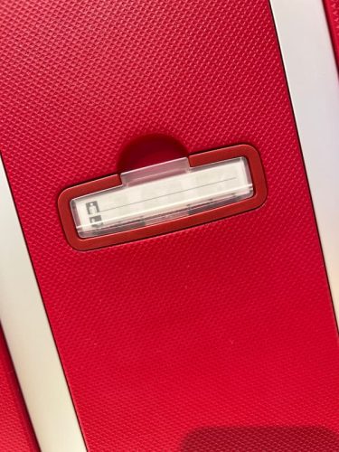 Samsonite S'cure built-in luggage tag
