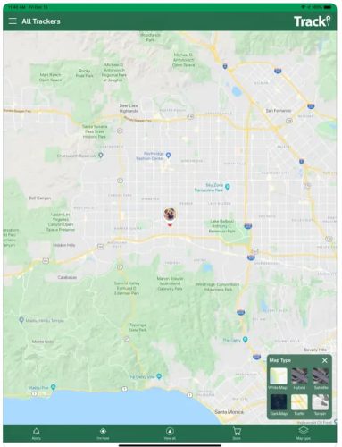 Tracki App luggage tracking