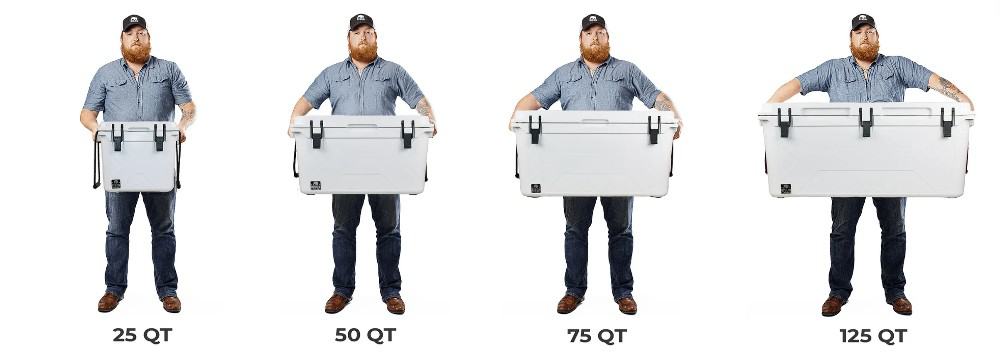Bison Cooler Sizes