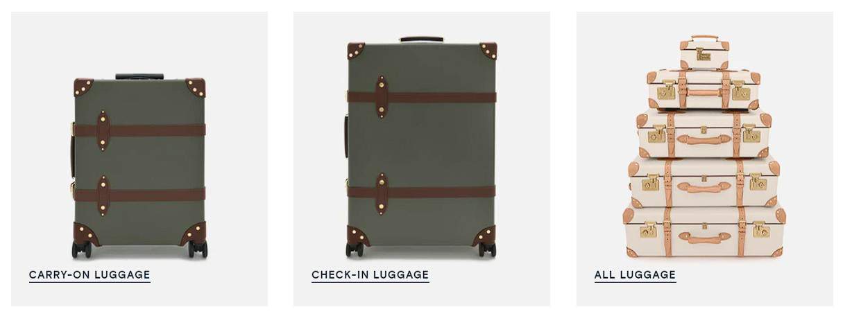 Globe Trotter Luggage Variety